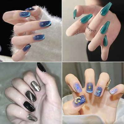 Qoo10] ジェルネイルチップ 3D ネイルチップ