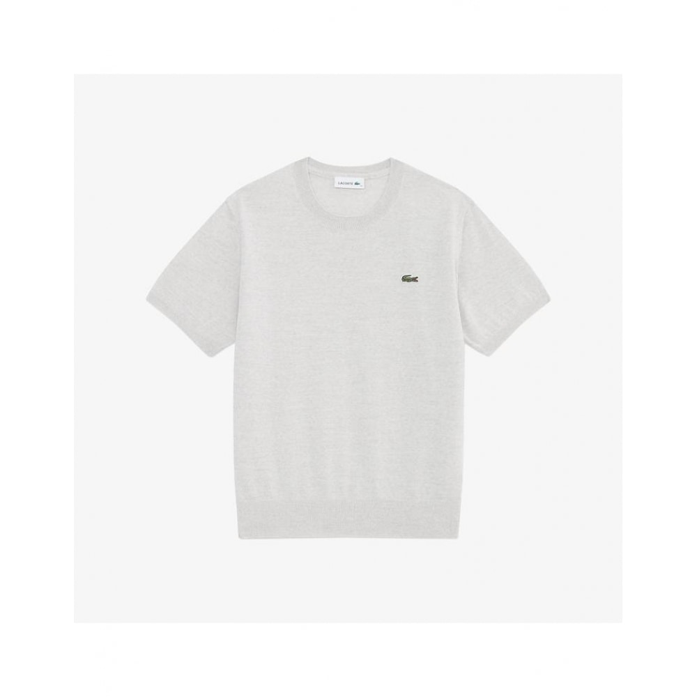 ラコステ女性用ソフトウールショートスリーブセーター AF101E-55N XFJ