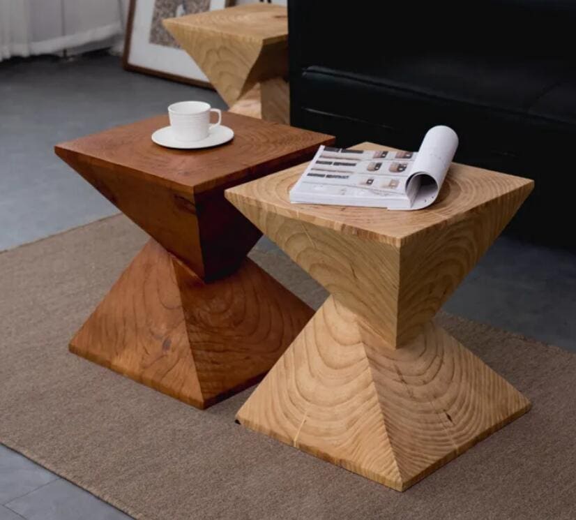 北欧デザイン 北欧風手に入れたかった憧れのテーブルイミテーション 木目 サイドテーブル シンプル オリジナル ウッドカラーコーヒーテーブル モダン リビングルーム ソファ