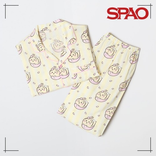 SPAO公式 ちいかわ 長袖パジャマ (LIGHT YELLOW)