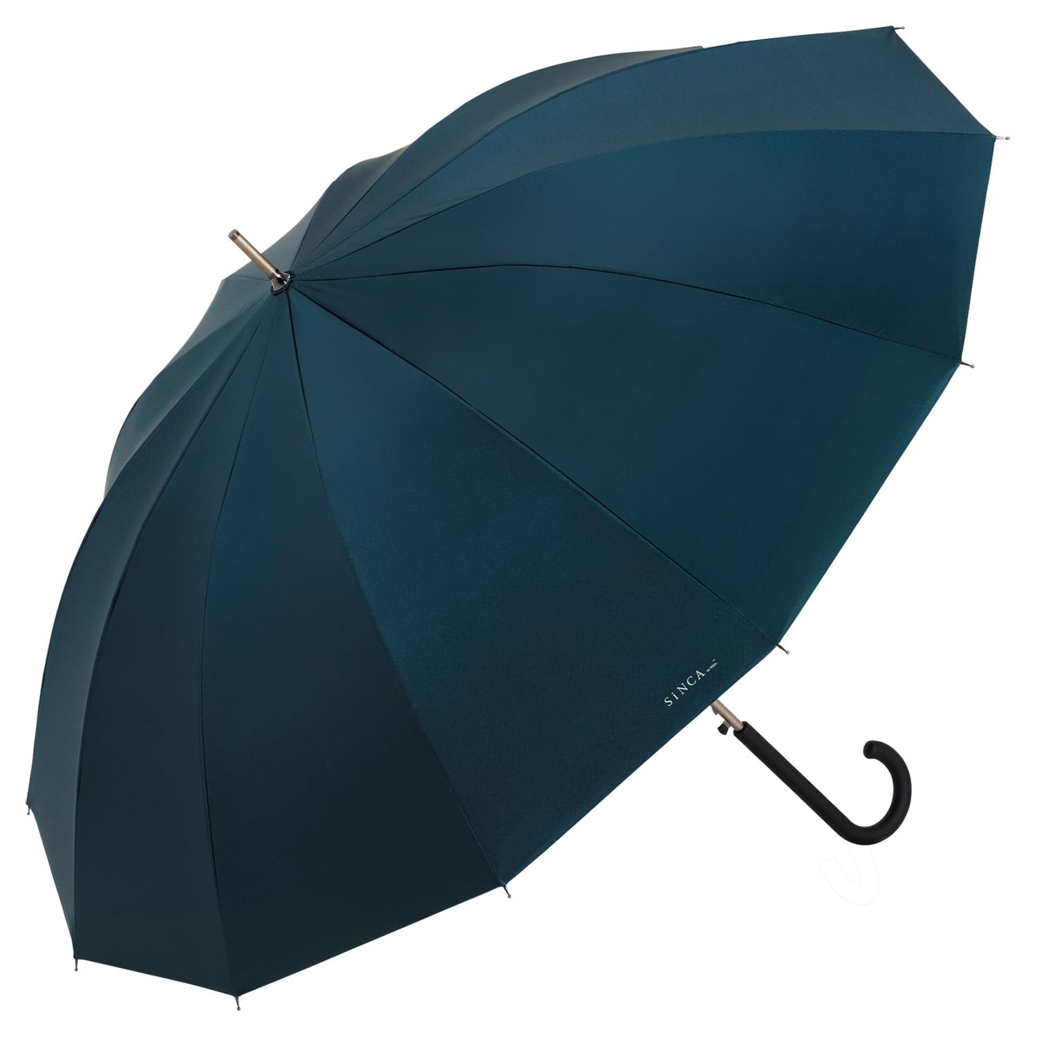 【全国送料無料】 Wpc.【12本骨・特大・再生素材】日傘 SiNCA LONG 63 12K ネイビー 遮光率100%/UVカット率99.9%/遮熱/晴雨兼用 長傘 直径110cm 大きい 耐風15