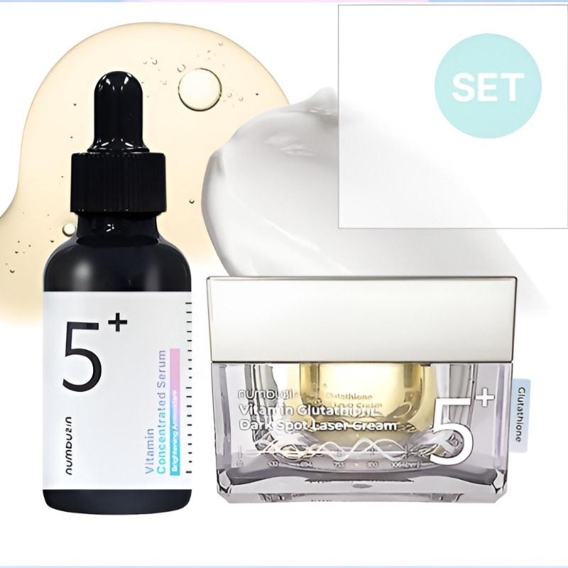 5番 グルタチオン 種跡 アンプル 30ml+トーニングレーザークリーム 50ml 2点セット 6,090円