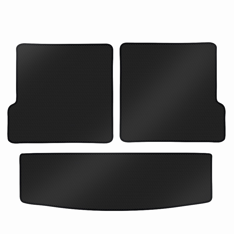 [防水マット]スズキ 新型 ワゴンR MH35S MH55S MH85S MH95S ラゲッジマット フロアマット トランクマット [カーボン柄]