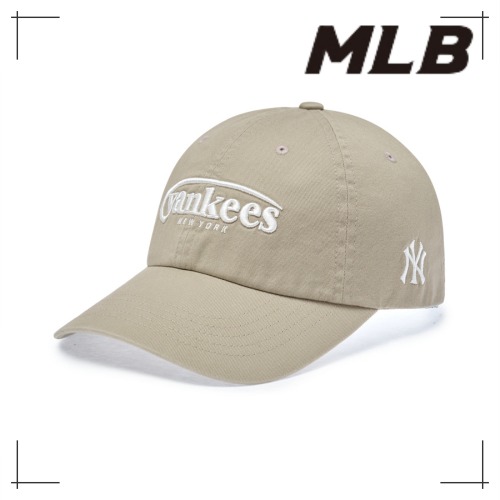MLB公式 キャップ Jelly Unstruck Ball Cap NY (Beige)