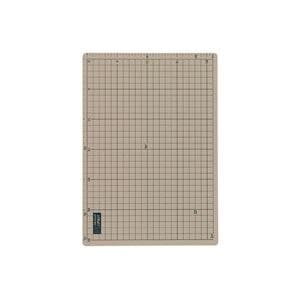(まとめ)オルファ カッターマット 159B A2 グレー/茶(×2セット)