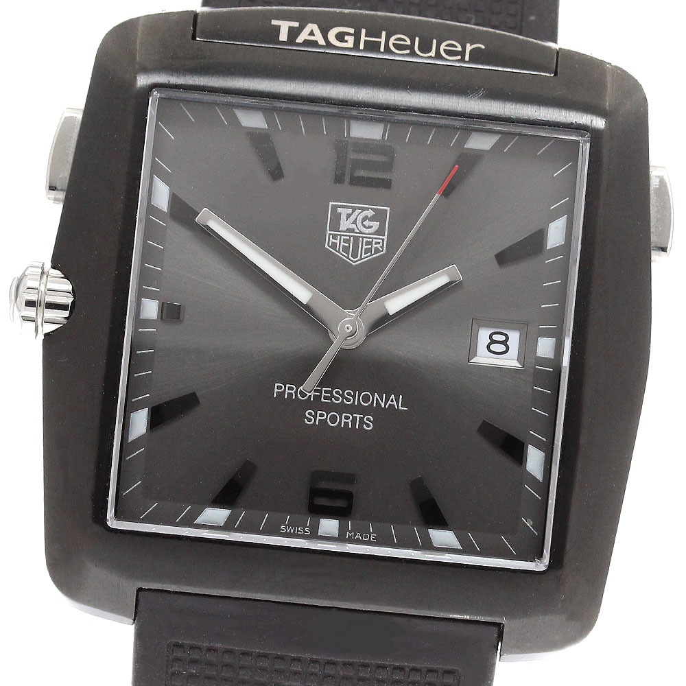 タグホイヤー TAG HEUER WAE1113 プロフェッショナル スポーツ デイト クォーツ メンズ _918653【中古】