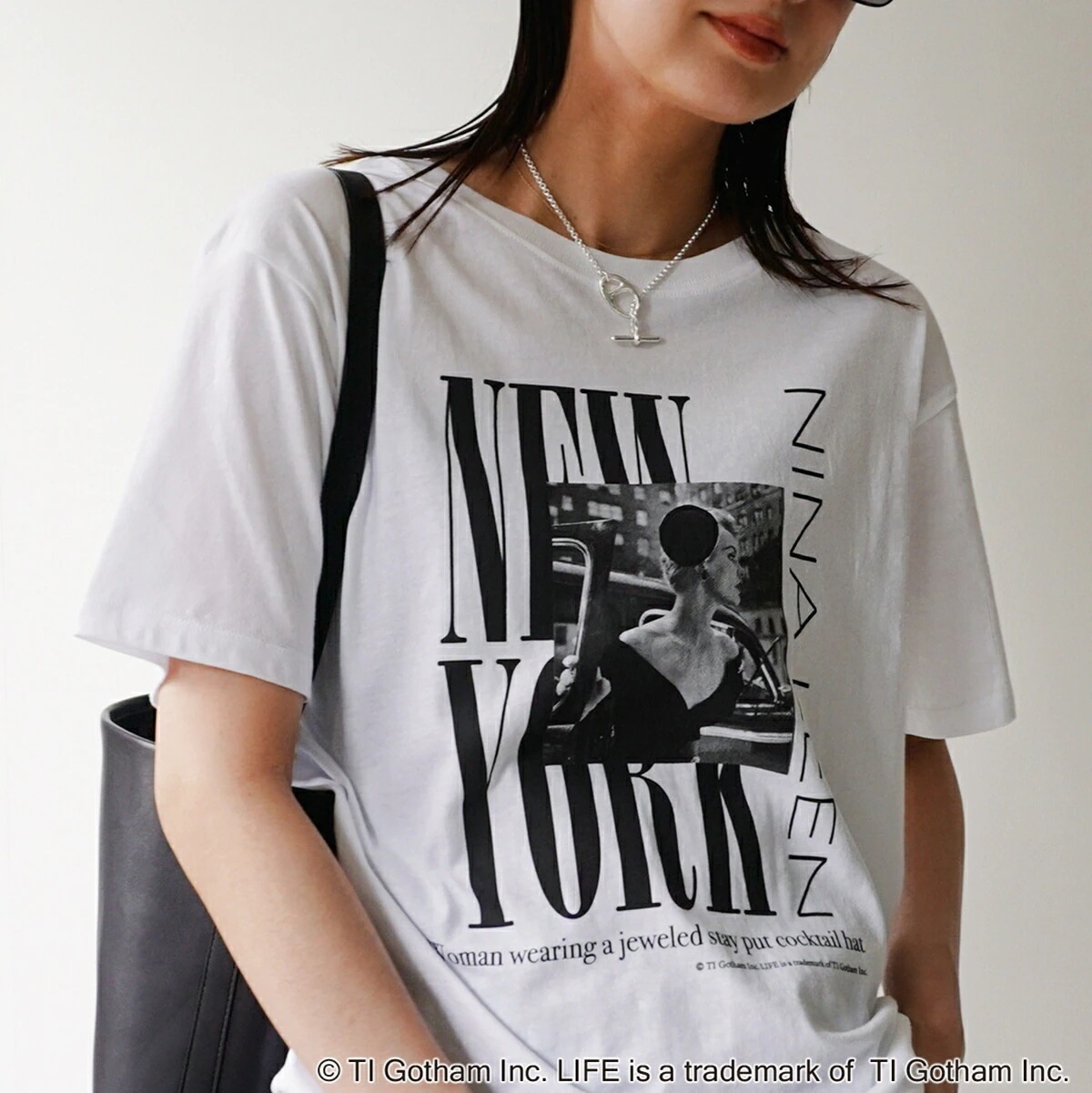 GOODROCKSPEED グッドロックスピード 半袖Tシャツ 25LIF005W レディース カットソー フォトプリント コットン クルーネック グラフィック ブラック 【mega】