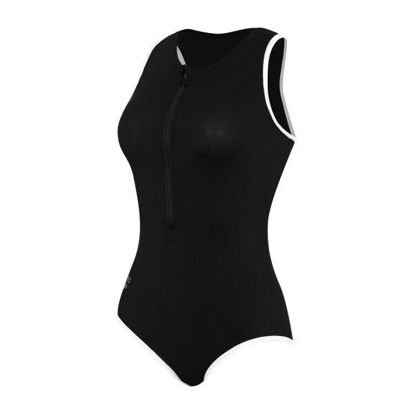 女性プルアップ選手ワンピースクローズバック(A4FL1CO03BLK)