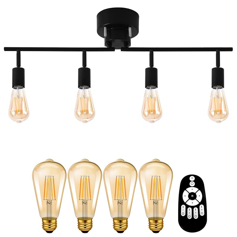 ANWIO シーリングライト スポットライト ペンダントライト 折りたたみ式 LED電球付き リモコン操作 調光調色 E26口金 消費電力6W（60W形相当） 600LM 角度調節自由 照明器具 天井