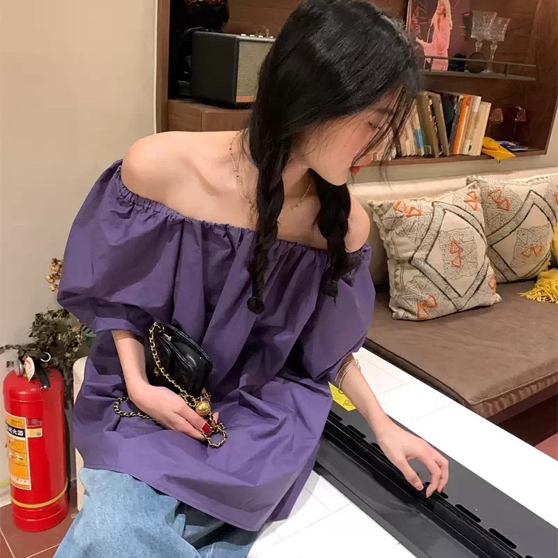 レディース トップス カットソー プルオーバー 肌見せ オフショルダー ワイド フレア かわいい 大人可愛い きれいめ シンプル カジュアル 上品 おしゃれ こなれ感 ラフ 都会的 ラグジュアリー