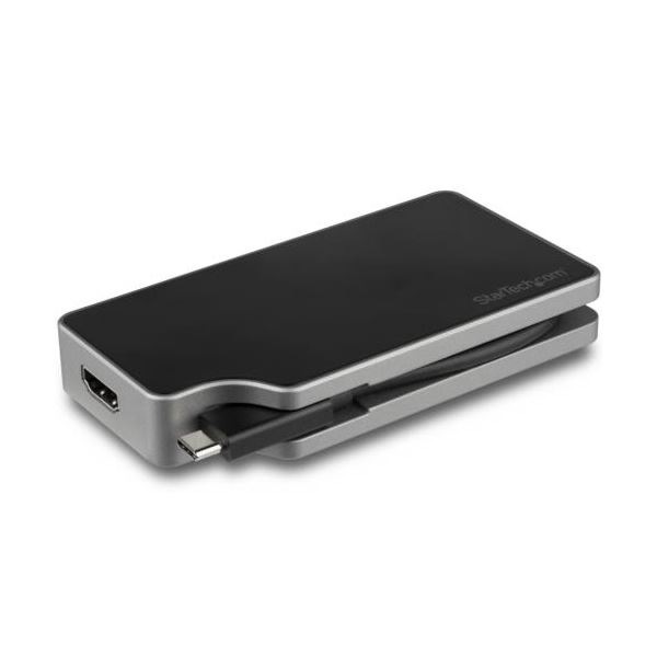 StarTech.com 5in1 USB Type-C接続マルチディスプレイアダプタ ブラック&スペースグレーCDPVDHMDPDP 1個