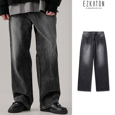 デニム・ジーパン EZKATON SCRATCH DENIM PANTS NA619 Qoo10] EZKATON [EZKATON] Scratch De : レディース服