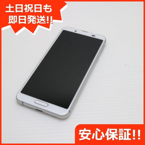 超美品 SIMフリー SH-M12 シルバーホワイト スマホ 111