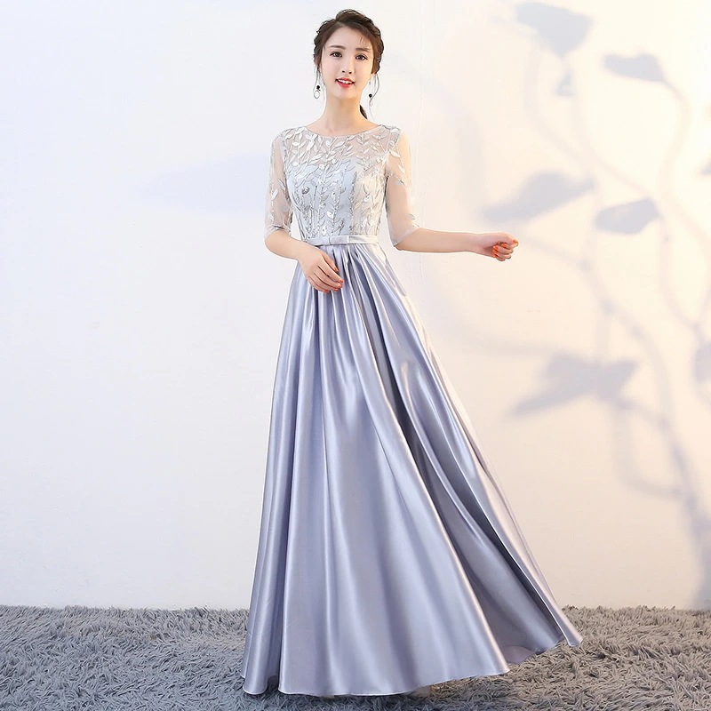 ドレス イブニングドレス パーティードレス ロングドレス パーティードレス レース レディース 体型カバー 着痩せ上品 きれいめ 結婚式 演奏会 発表会 同窓会 フォーマルドレス 20代 30代 40