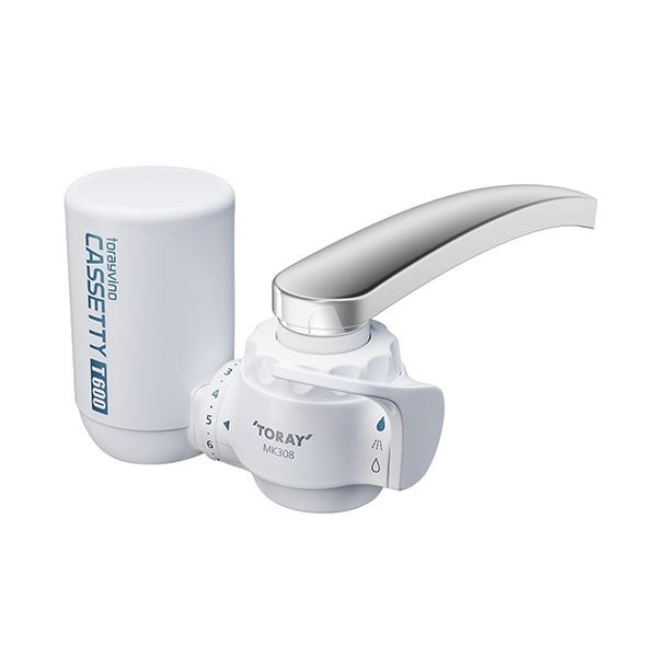 （まとめ） 東レ トレビーノ カセッティ 本体トリハロメタン塩素カビ臭（2-MIB）除去タイプ MK308T 1個 5セット