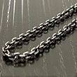 メール便なら送料無料！ c0076-055 シルバーチェーン シルバーネックレス-55ｃｍ 燻した黒 5,245円