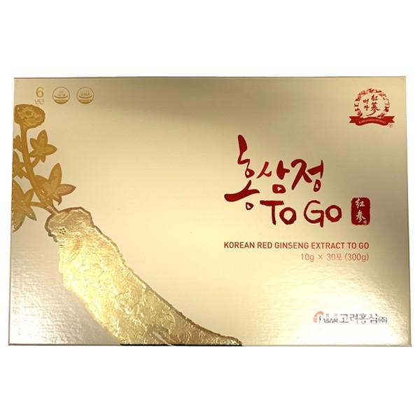 紅参精 To Go KOREAN RED GINGSENG EXTRACT TO GO 10g30包 6年根 紅参 濃縮液
