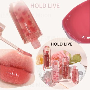 HOLD LIVE【本日の購入制限】/リップ/7色/鏡面/リップグロス/グロス/光沢感/保湿補水/発色が可愛 い/氷爆閃/リップ/鏡面水光!/落ちない口紅/リップバーム/ハロウィン/ギフト