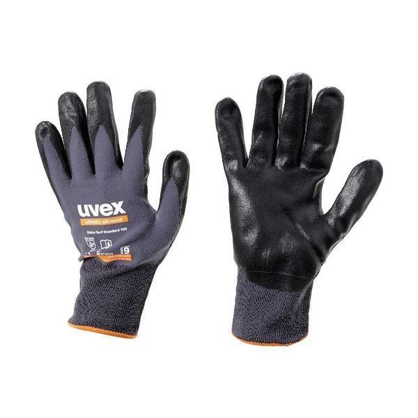 （まとめ）ニトリル背抜き手袋 アスレティック オールラウンドXS グレー/アンスラサイト1双[x3] 5,831円