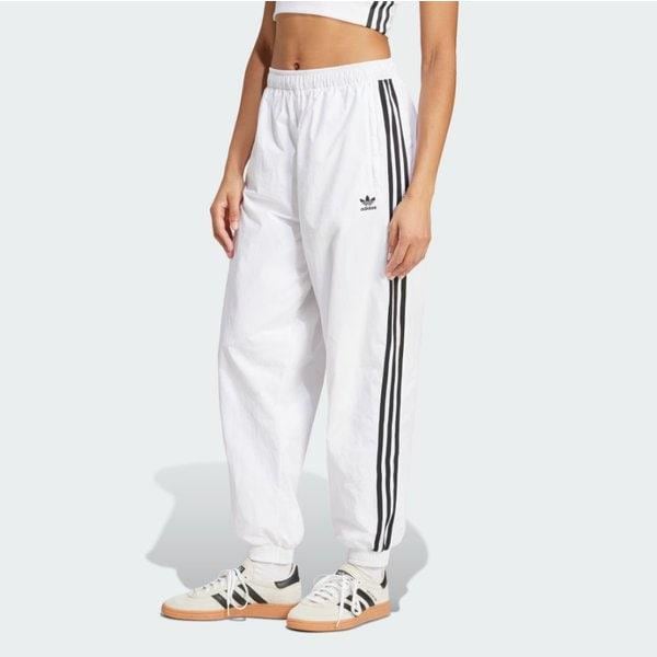 [女性] アディカラー 3S ウーブン ナイロン カフド パンツ JN6122 アディダスオリジナル ルーズフィット ジョガーパンツ ホワイト