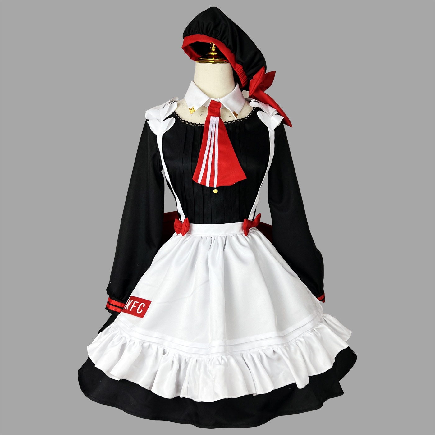 原神アニメゲームコススーツノエルドレスビッグリボンロリータメイド服