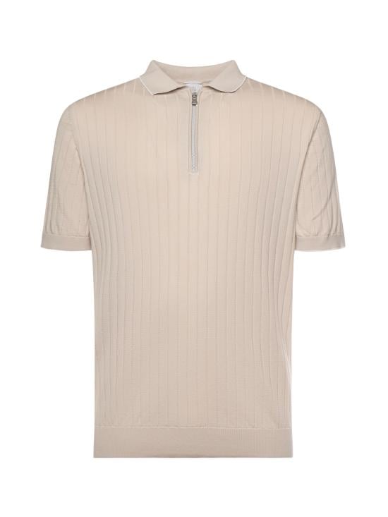 ELEVENTY Men Polo Shirts M76MAGM63MAG0M041 03 01 Taupe white