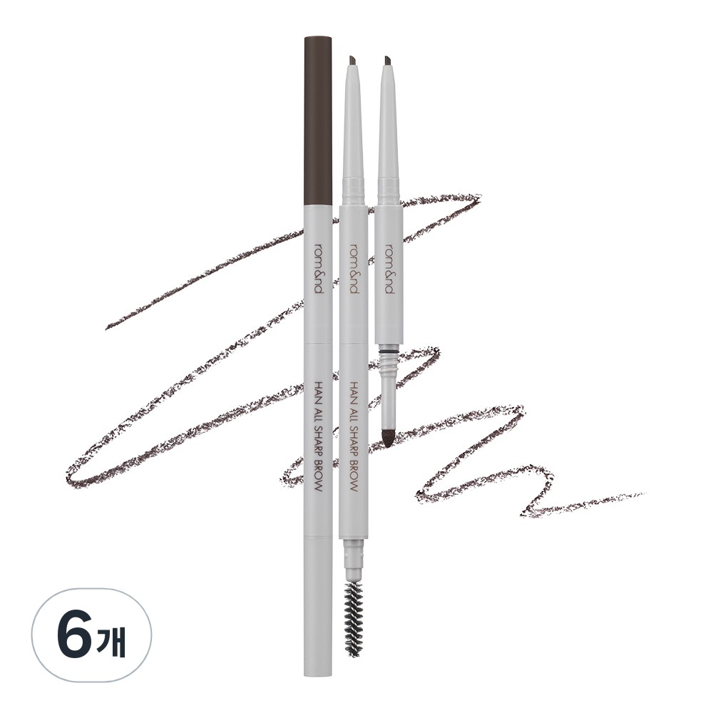 ロムアンド ハンオル シャープブロウ 017gw1 ジェントルブラウン6個 8,928円