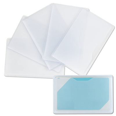 他サイト： [OPP袋のワークアップ] 【日本製】キャッシュカードケース（保護ケース）PVC素材のカードカバー クレジットカード 厚口 半透明ビニール【5枚入】の商品画像