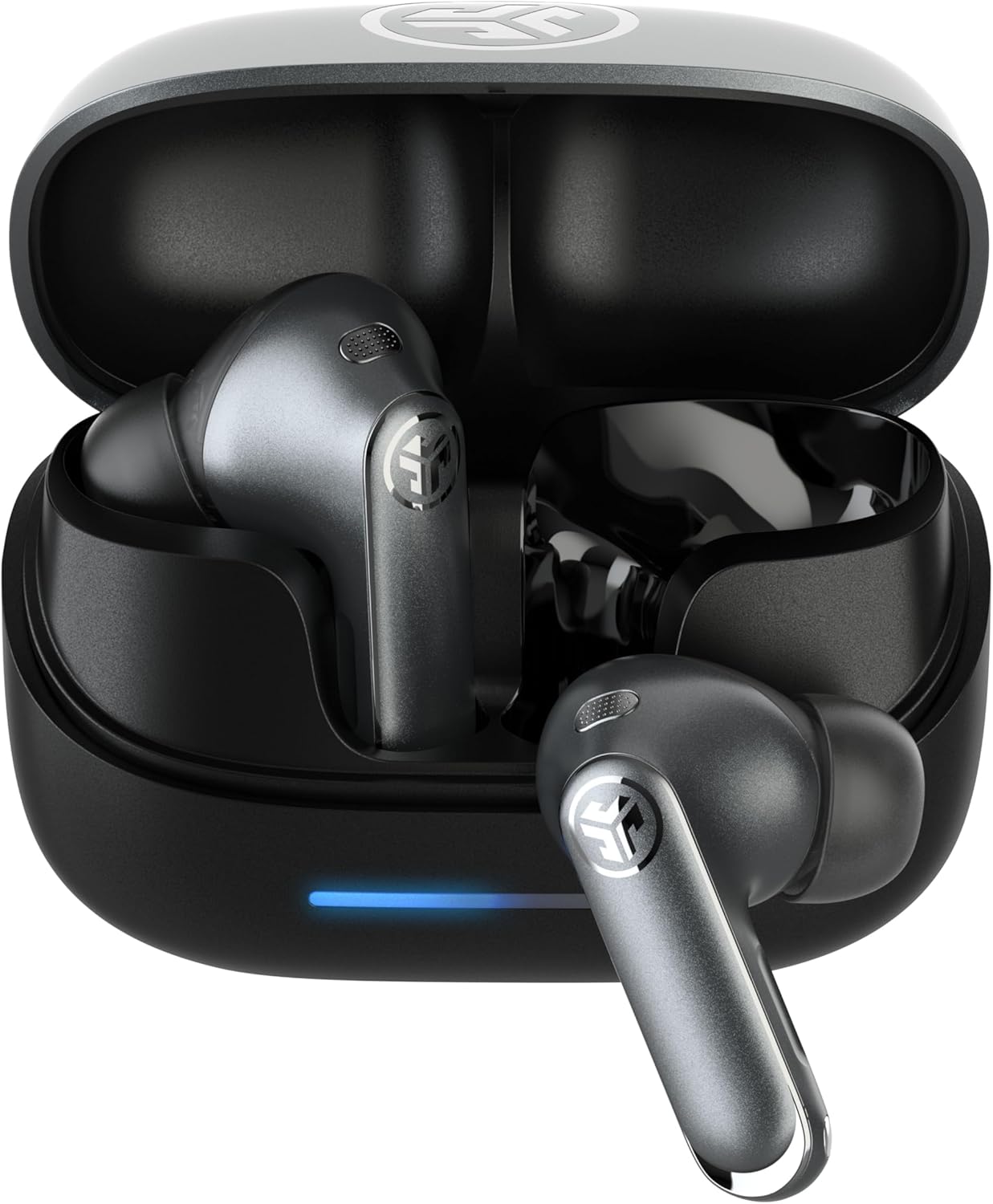 JLab Epic Pods ANCワイヤレスイヤホン Bluetooth ノイズキャンセリング 最大60時間 長時間バッテリー ステム型デザイン IP55 防塵 防水 2種類のドライバー ハイレゾ対