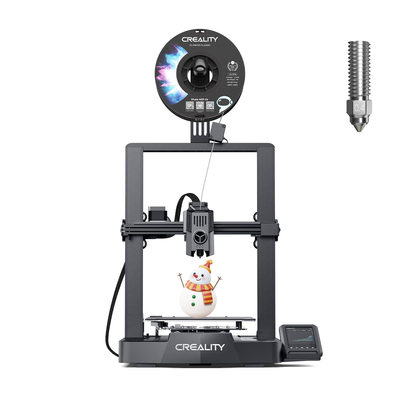 Creality Ender3 V3 KE 3Dプリンター 500mm/s高速 オートレベリング 300℃高温印刷 8000mm/sまでの加速度 Sprite直接押出機 3dプリンタ本体 新日本語UI