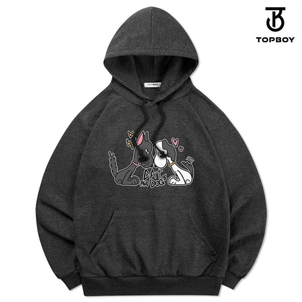 (TOPBOY) 両面フレンドシッププリントパーカー