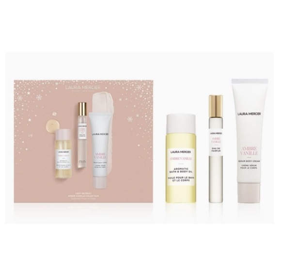 [限定版] アンバーバニラ3種セット(ボディオイル+香水+ボディクリーム)