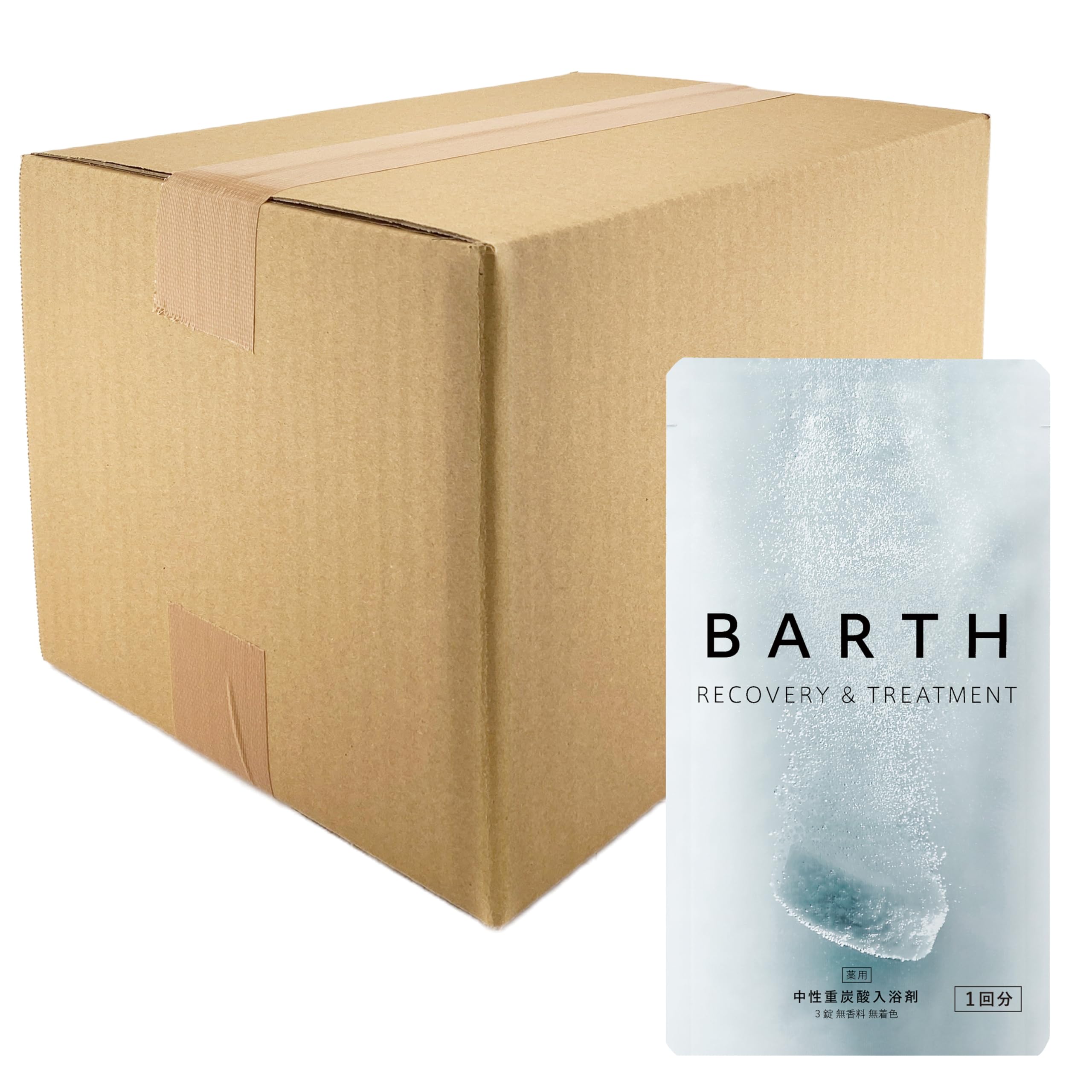 [ケース販売] BARTH 中性重炭酸 入浴剤 (3錠×160個)