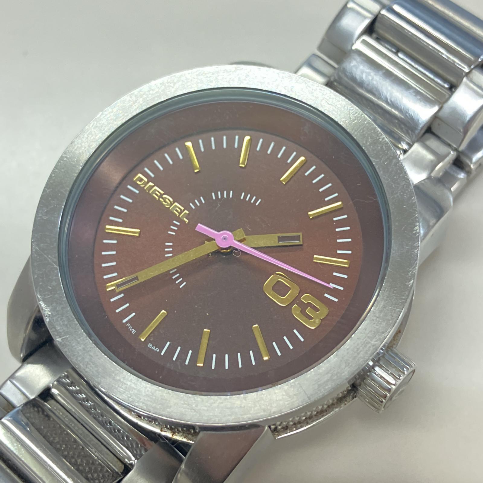 DZ-5279 251109 腕時計 シルバー ブラウン文字盤【中古】 メンズ