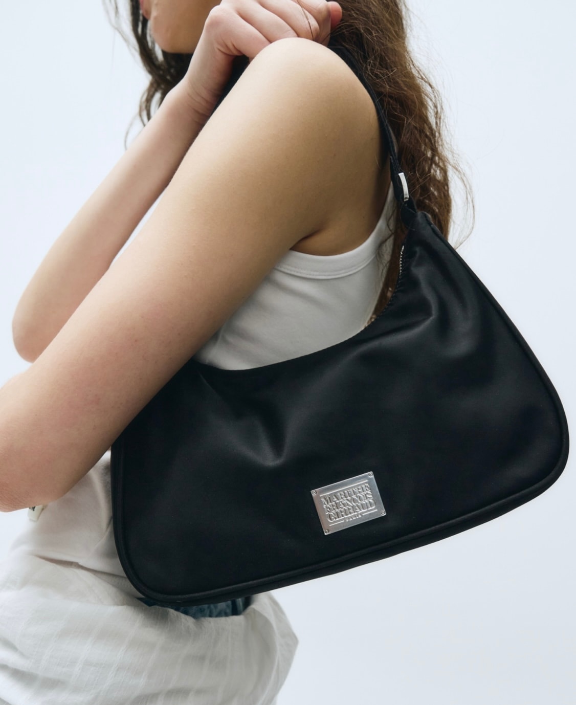 (Marithe) 2color CLASSIC LOGO HOBO BAG