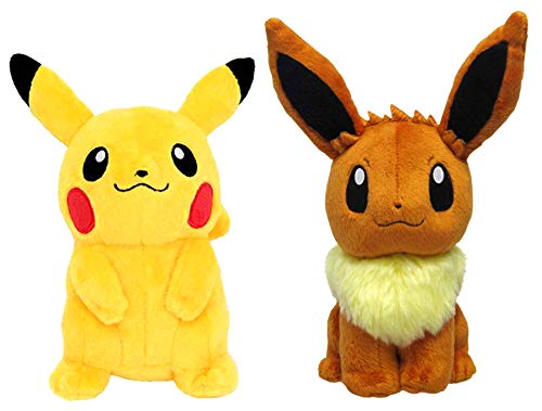 ポケットモンスター ピカチュウ＆イーブイ(S) ぬいぐるみ 2種セット