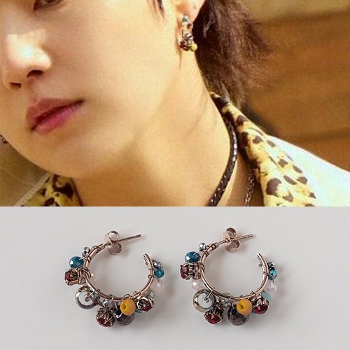 [UNISEX] BTS/防弾少年団/SUGA/シュガ st. ラフボールドピアス