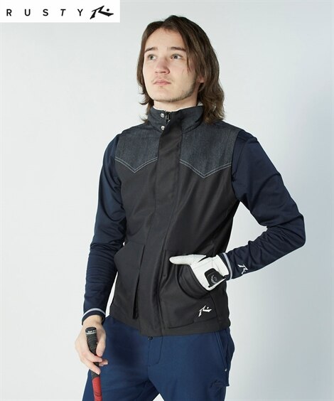 激安ブランド ｒｕｓｔｙ ｇｏｌｆ 裏フリースベスト レディーススポーツウェア サイズ 4l Medicis Pt