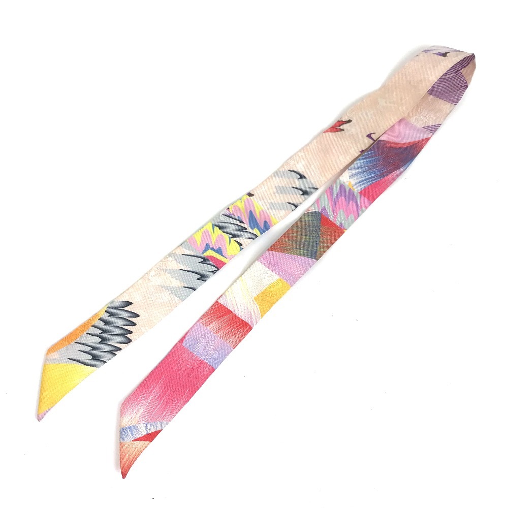 スカーフ ツイリー ドール ALLOVER MARBLE SILK ファッション小物 シルク マルチカラー