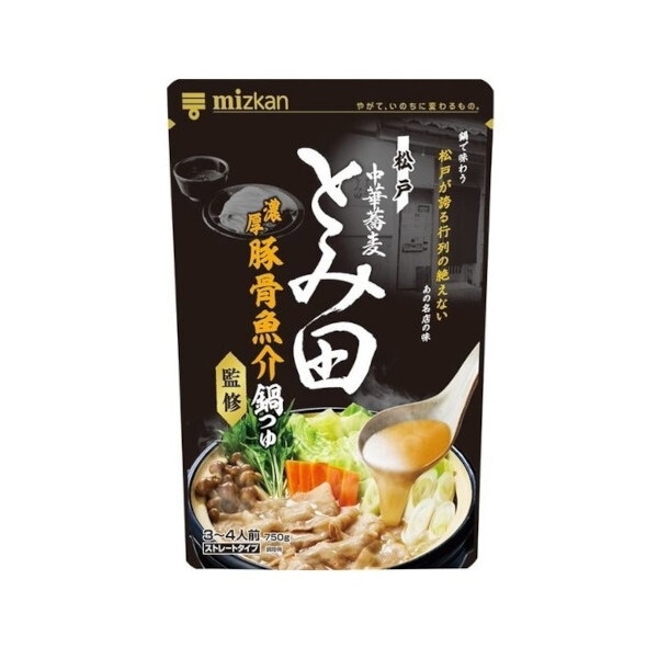 とみ田監修 濃厚豚骨魚介鍋つゆ 750g x12 メーカー直送