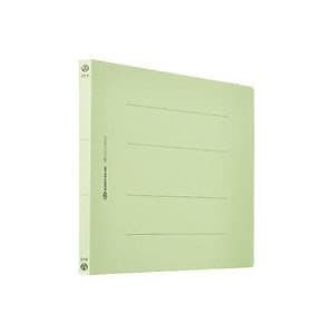 (業務用20セット) フラットファイル/紙バインダー A4/2穴 10冊入り ヨコ型 グリーン(緑) D018J-GR 20セット