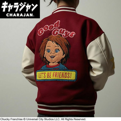 丸眞(マルシン) スタジャン(3L)　チャッキー グッドガイズレッド　男女兼用 キャラクター キャラジャン CHARAJAN 　4755022400