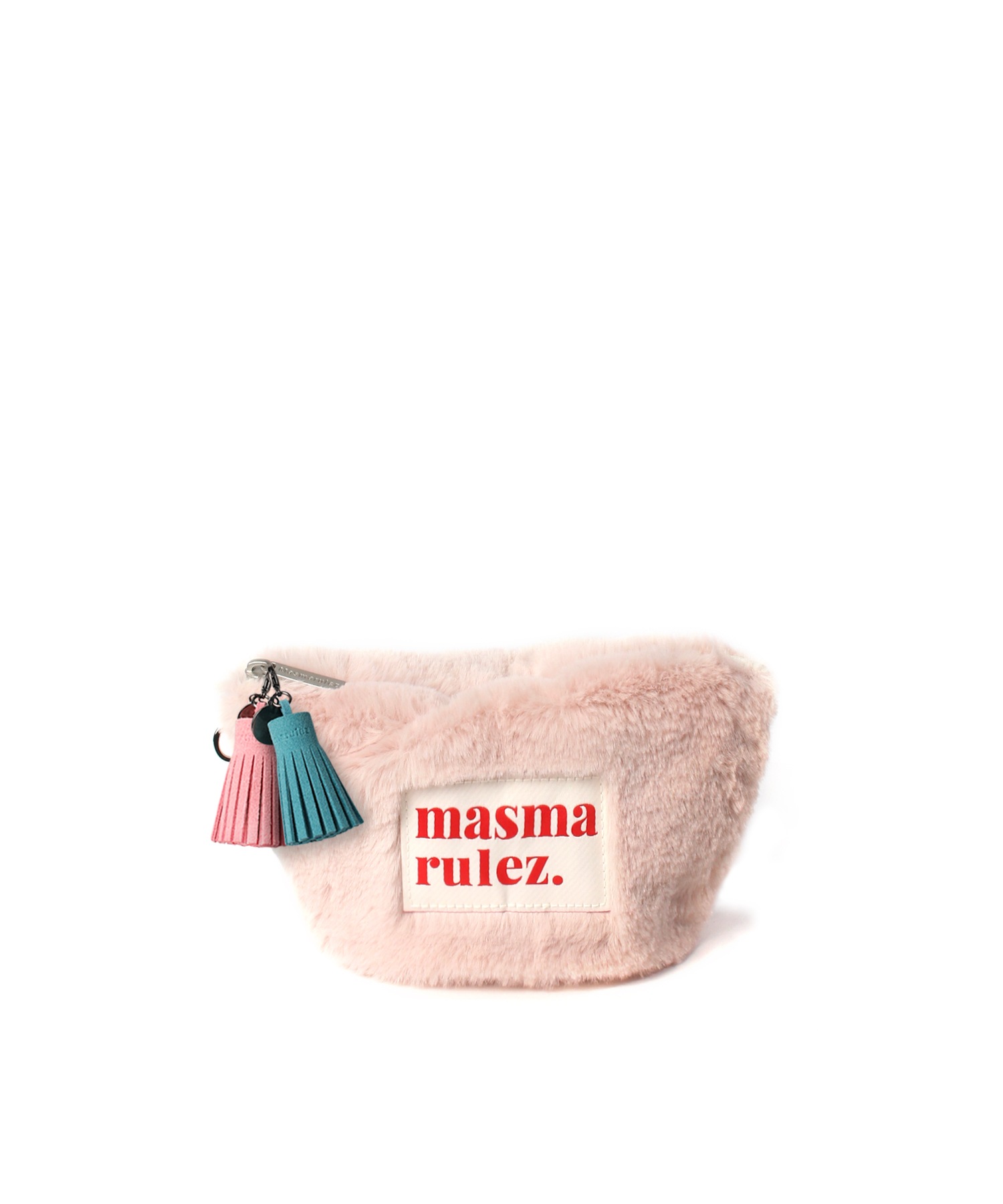 MASMARULEZ スタンドポーチ _ ボディパステルピンク