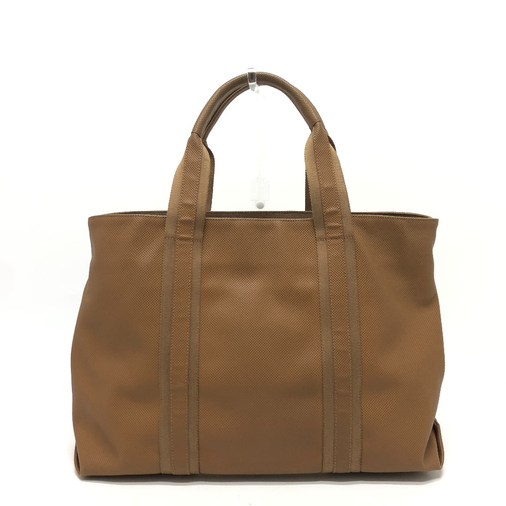 トートバッグ マルコポーロ カバン ハンドバッグ PVC キャラメルブラウン