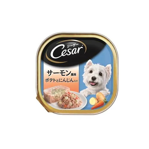 シーザー サーモン風味 ポテトとにんじん入り 100g 製品画像