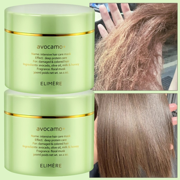 アボカド カモ ヘアパック 大容量 300ml 1+1