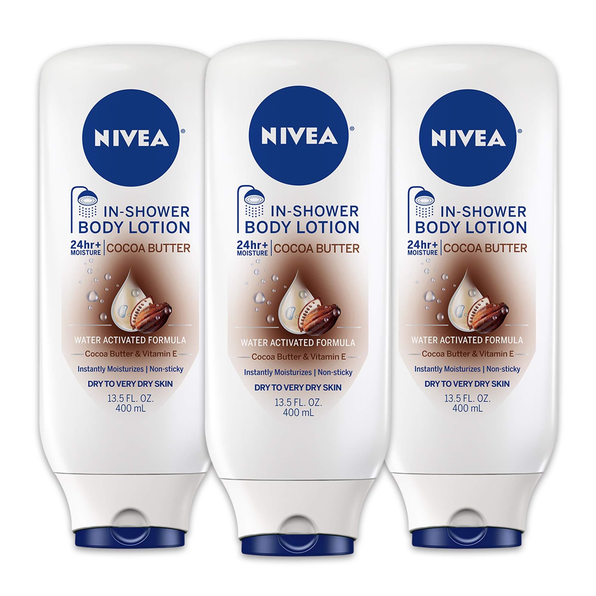 NIVEA Cocoa Butter In-Shower Body Lotion - Non-Sti