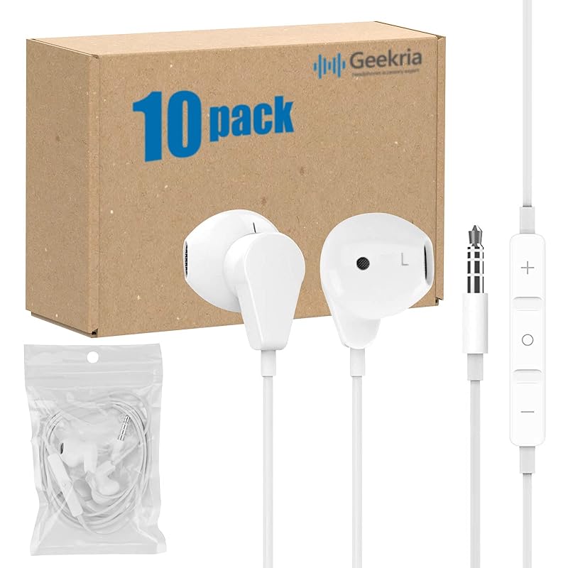 即納：Geekria ゲーミングイヤホン 有線 3.5MM PC PlayStations 4 スマホ Gooogle Stadia 新バージョン X-Box One 等に対応 マイク ボリュームコン