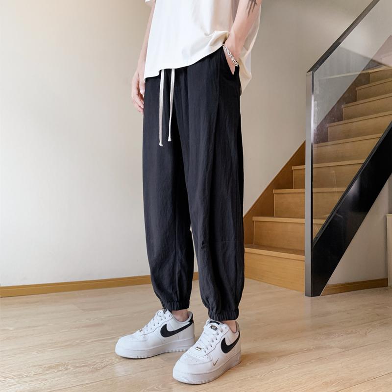 メンズ ファッション 服 男性用 オシャレ シンプル 大人 かっこいい 大きいサイズ ストリート 紳士服 ニット パンツ 秋冬 クロップド パンツ ズボン スウェット パンツ スーツ レジャー 夏