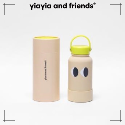 yiayiaandfriends タンブラー Beige 650ml Eyes 韓国人気